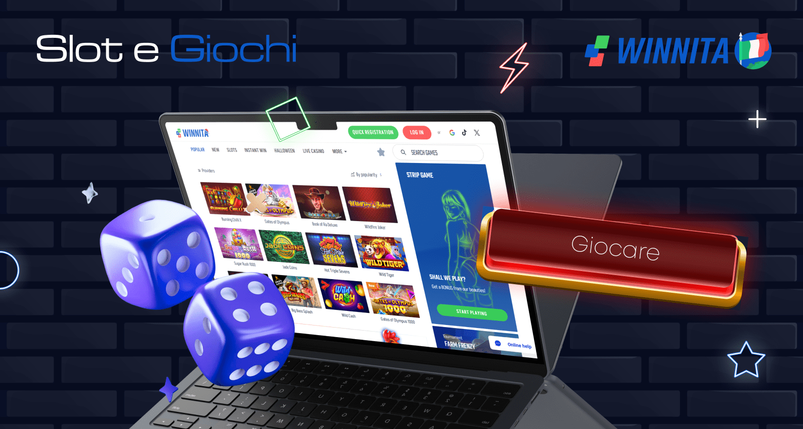 La collezione di giochi in Winnita è molto grande